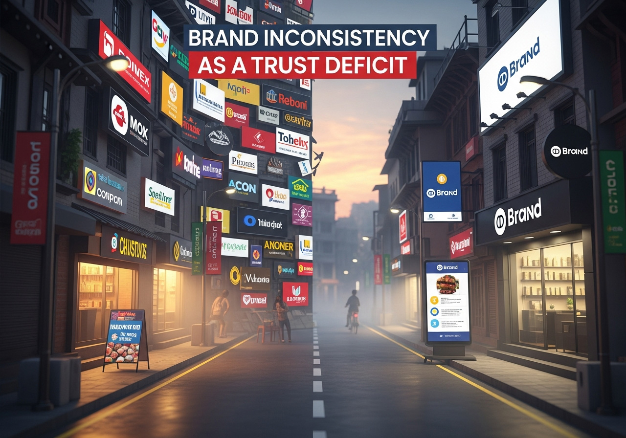 brand incosistency as a trust deficit
